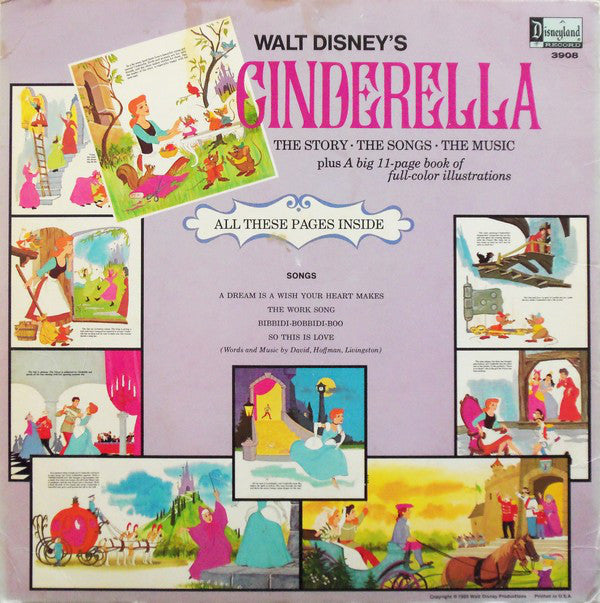 Ginny Tyler : Cinderella - The Story And The Songs (LP, Album, Mono, RE, RP)