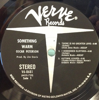 Oscar Peterson : Something Warm (LP, Album)