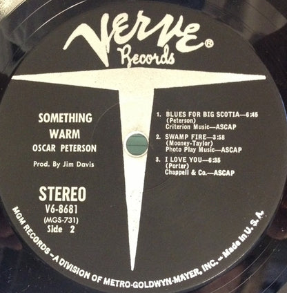 Oscar Peterson : Something Warm (LP, Album)
