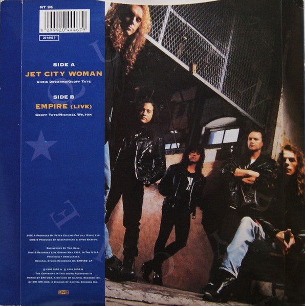 Queensrÿche : Jet City Woman (7", Single)