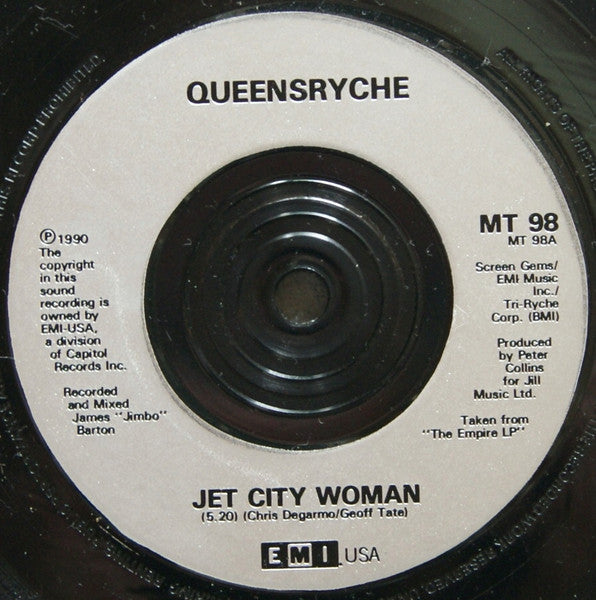 Queensrÿche : Jet City Woman (7", Single)