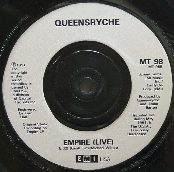 Queensrÿche : Jet City Woman (7", Single)