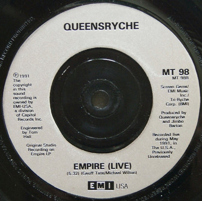 Queensrÿche : Jet City Woman (7", Single)