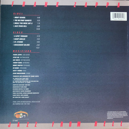 Frank Zappa : Jazz From Hell (LP, Album, All)