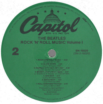 The Beatles : Rock 'n' Roll Music, Volume 1 (LP, Comp, Jac)