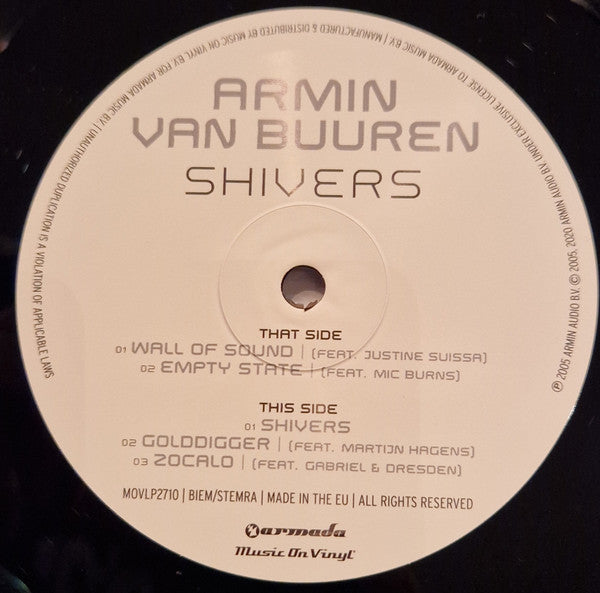 Armin van Buuren : Shivers (2xLP, Album, RE)