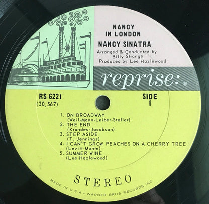 Nancy Sinatra : Nancy In London (LP, Album, Pit)