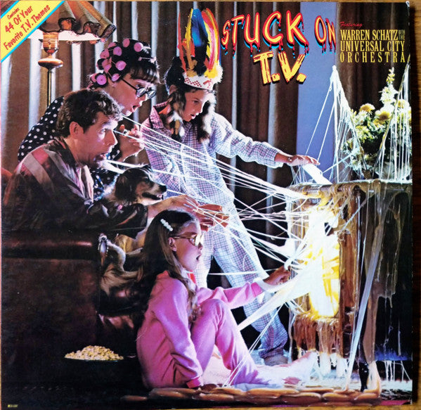 Warren Schatz With The Universal City Orchestra : Stuck On T.V. (LP, Pin)