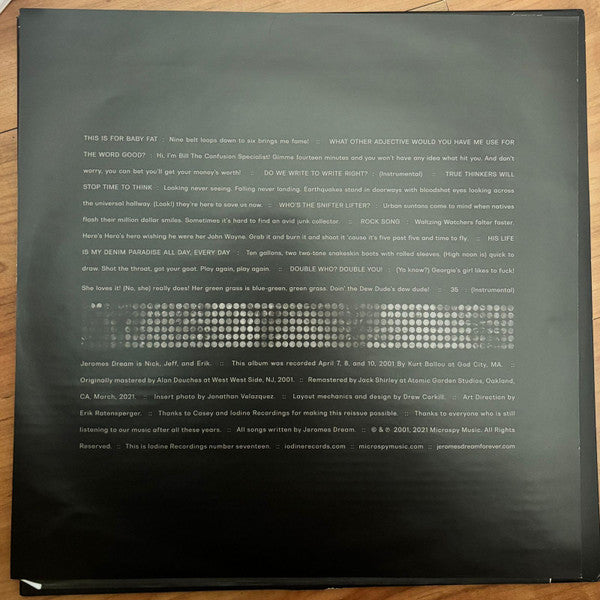 Jeromes Dream : Presents (LP, Album, RM, RP, Pin)