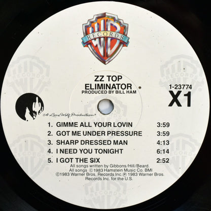 ZZ Top : Eliminator (LP, Album, All)