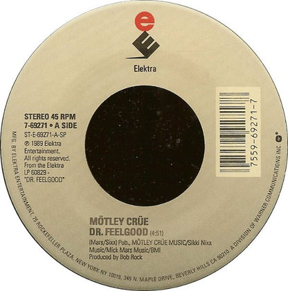 Mötley Crüe : Dr. Feelgood (7", Single, Spe)