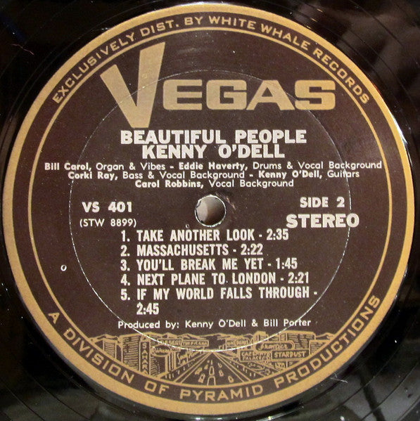Kenny O'Dell : Beautiful People (LP, Album, Ter)