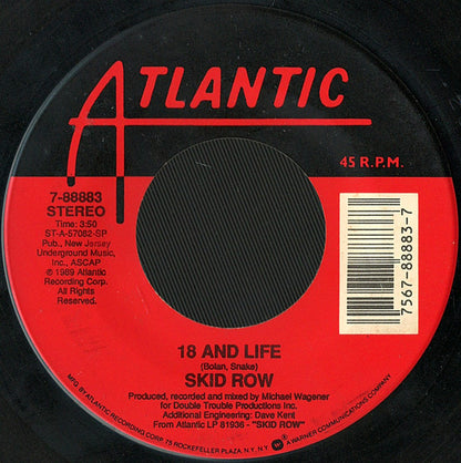 Skid Row : 18 And Life (7", Single, Spe)