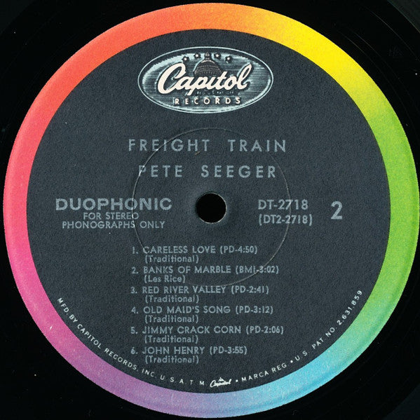 Pete Seeger : Freight Train (LP, Album, RE, Duo)