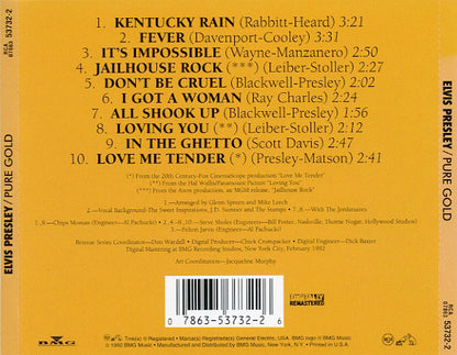 Elvis Presley : Pure Gold (CD, Comp, RE, RM)