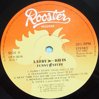 Larry Davis (4) : Funny Stuff (LP, Album)
