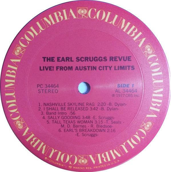 The Earl Scruggs Revue* : Live! From Austin City Limits (LP, Pit)