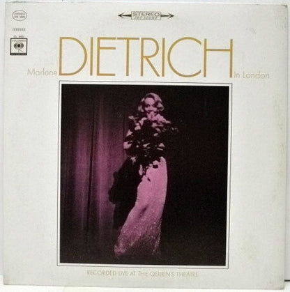 Marlene Dietrich : Dietrich In London (LP, Album)