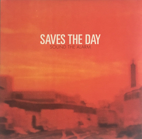 Saves The Day : Sound The Alarm (LP, Album, RE, Whi)
