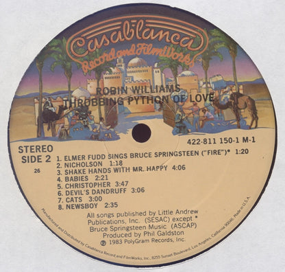 Robin Williams : Throbbing Python Of Love (LP, Album, 26 )