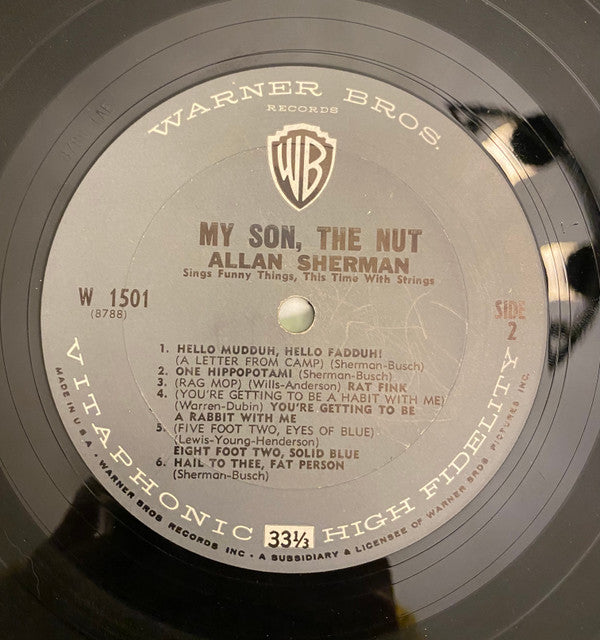 Allan Sherman : My Son, The Nut (LP, Album, Mono)