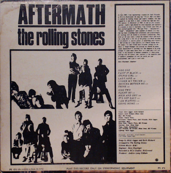 The Rolling Stones : Aftermath (LP, Album, Bes)
