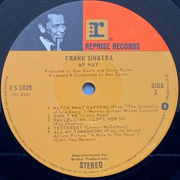 Frank Sinatra : My Way (LP, Album, M/Print, RE, RP, Jac)