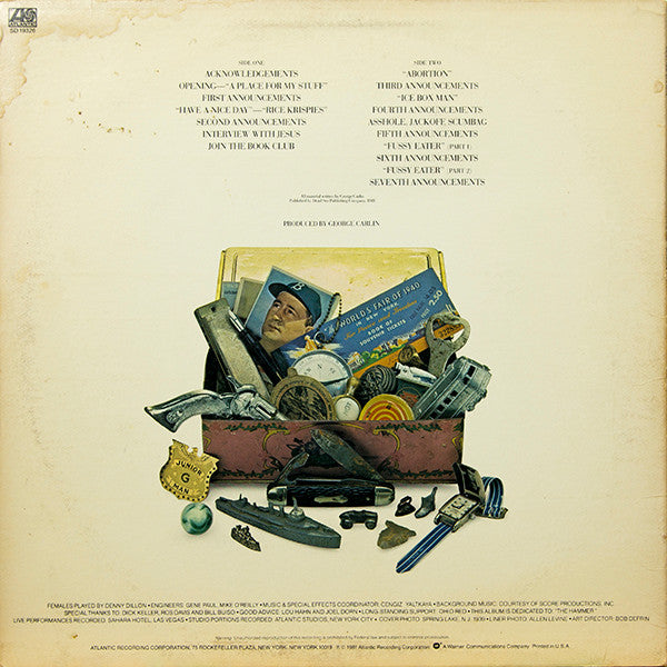 George Carlin : A Place For My Stuff (LP, Album, SP )