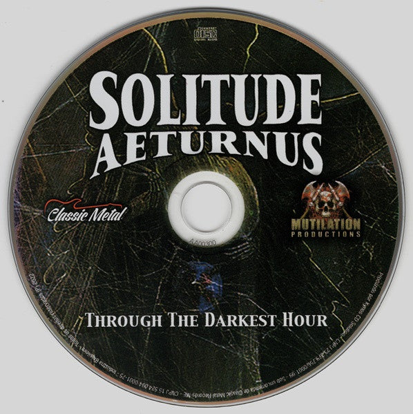 Solitude Aeturnus : Through The Darkest Hour (CD, Album, RE, RM)