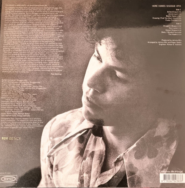 Shuggie Otis : Here Comes Shuggie Otis (LP, Album, Ltd, Num, RE, RP, Ora)