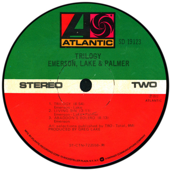 Emerson, Lake & Palmer : Trilogy (LP, Album, RE, RI )