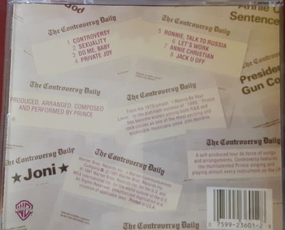 Prince : Controversy (CD, Album, RE, RP)