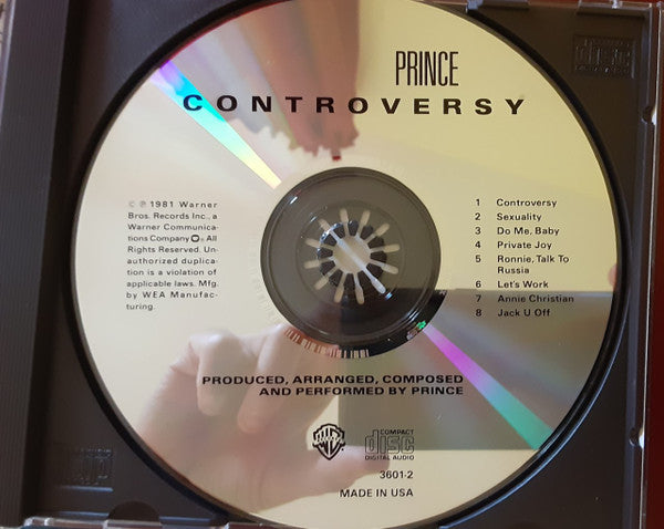 Prince : Controversy (CD, Album, RE, RP)