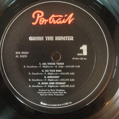 Orion The Hunter : Orion The Hunter (LP, Album, Pit)