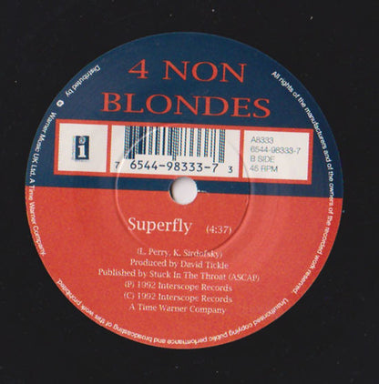 4 Non Blondes : Dear Mr. President (7", Single)