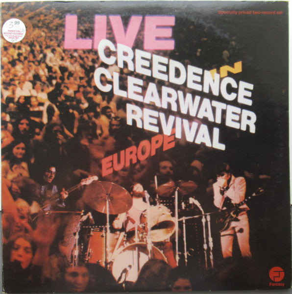 Creedence Clearwater Revival : Live In Europe (2xLP, Album, RE, TH )