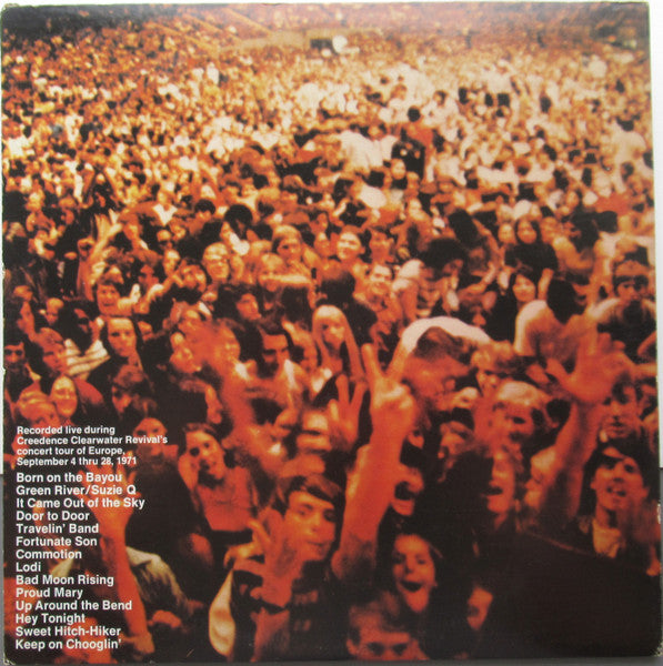 Creedence Clearwater Revival : Live In Europe (2xLP, Album, RE, TH )