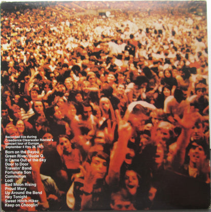 Creedence Clearwater Revival : Live In Europe (2xLP, Album, RE, TH )