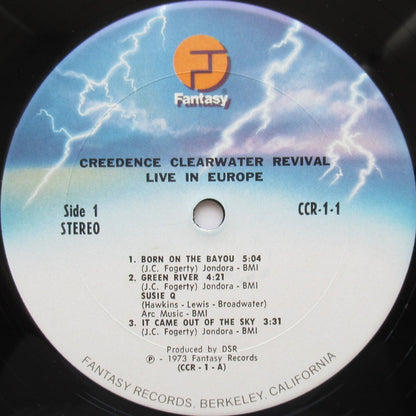Creedence Clearwater Revival : Live In Europe (2xLP, Album, RE, TH )