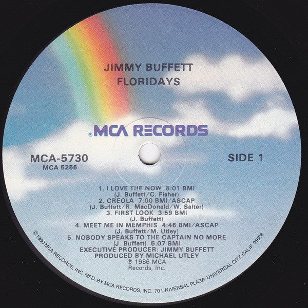 Jimmy Buffett : Floridays (LP, Album, Glo)