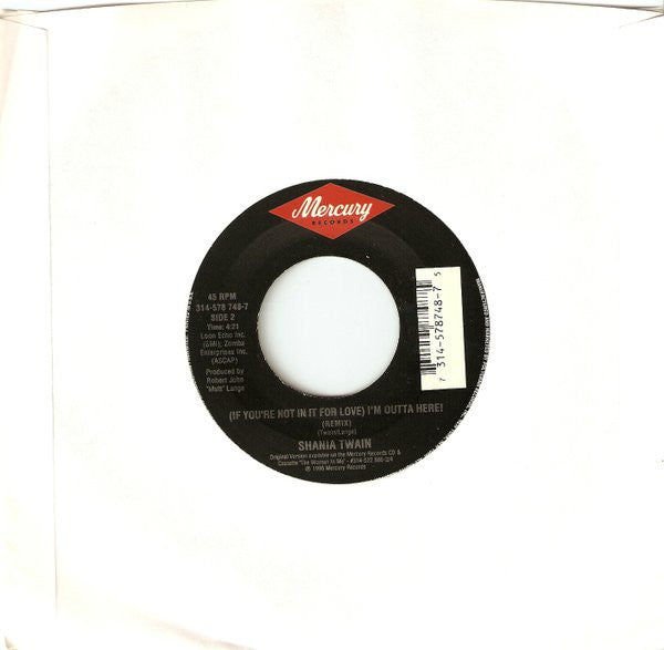 Shania Twain : God Bless The Child (7", Single)