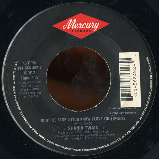 Shania Twain : You're Still The One (7", Single)