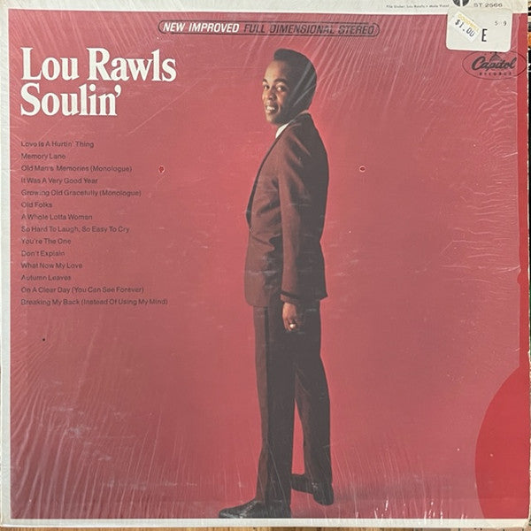 Lou Rawls : Soulin' (LP, Album, Ter)