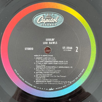 Lou Rawls : Soulin' (LP, Album, Ter)