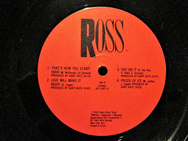 Diana Ross : Ross (LP, Album)