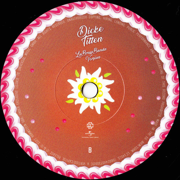 Rammstein : Dicke Titten (7", Single)