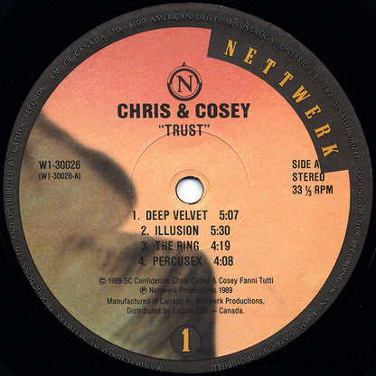 Chris & Cosey : Trust (LP, Album)