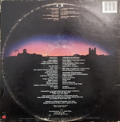 Ruben Blades Y Seis Del Solar : Buscando América (LP, Album, Spe)