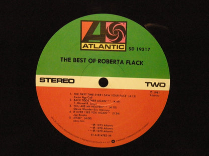 Roberta Flack : The Best Of Roberta Flack (LP, Comp, RE, AR)