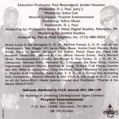 Three 6 Mafia : Live By Yo Rep (B.O.N.E. Dis) (CD, EP, RE)
